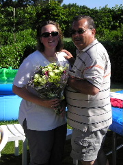 een bloementje voor de goede zorgen