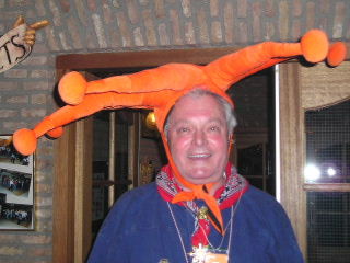 jan roosendaal als nar in lepelstraat carnaval