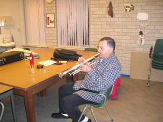 KEES MAAS OP ZIJN TROMPET