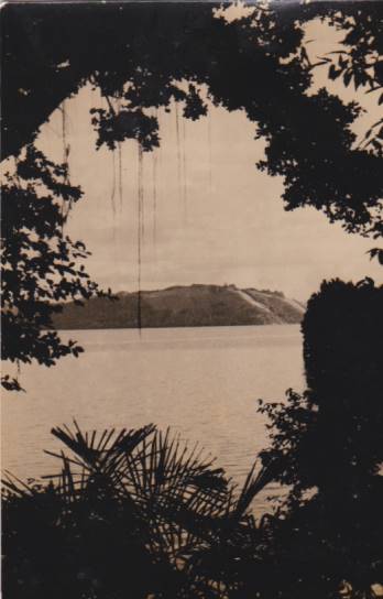 ansichtkaart kampong