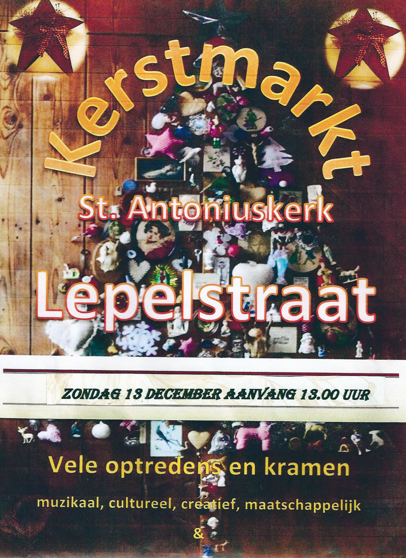 Gezellige Kerstmarkt in Lepelstraat