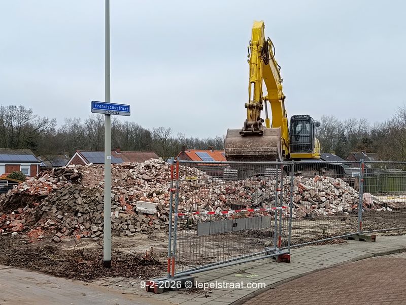 Steenpuin is wat er rest aan de Franciscusstraat